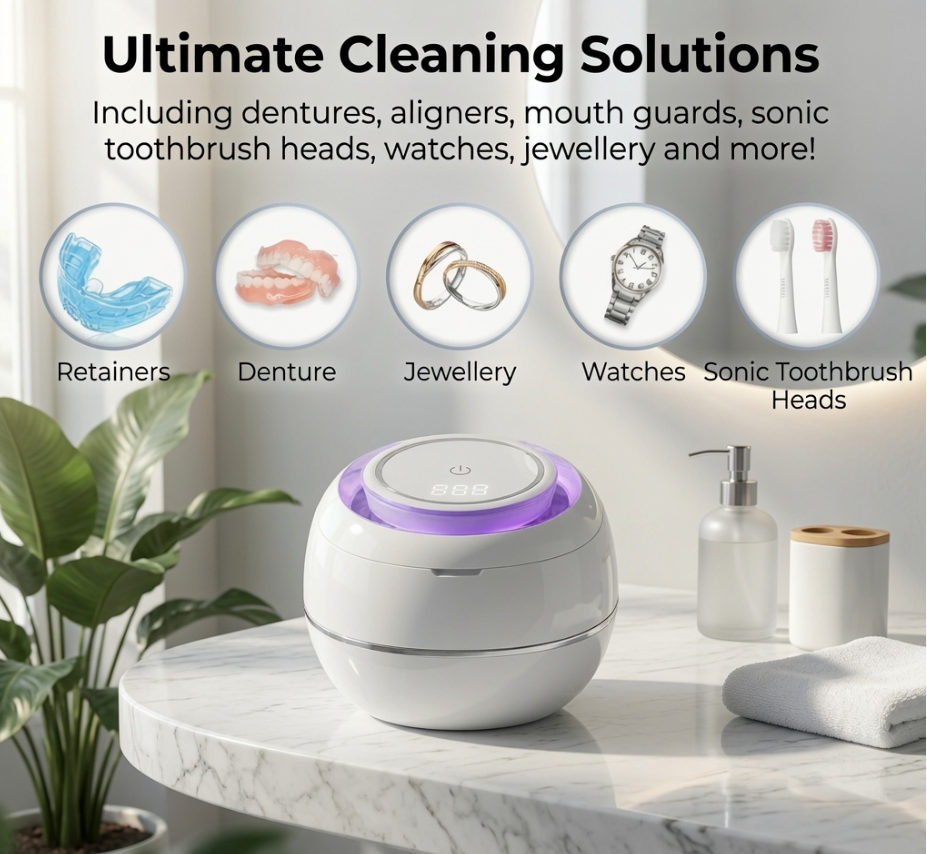 VoroHal Ultrasonic Retainer Cleaner