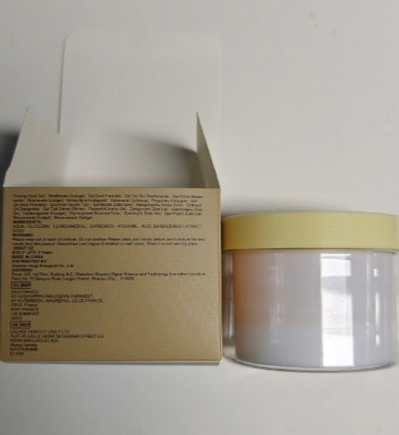 VoroHal firming gel packaging and ingredients