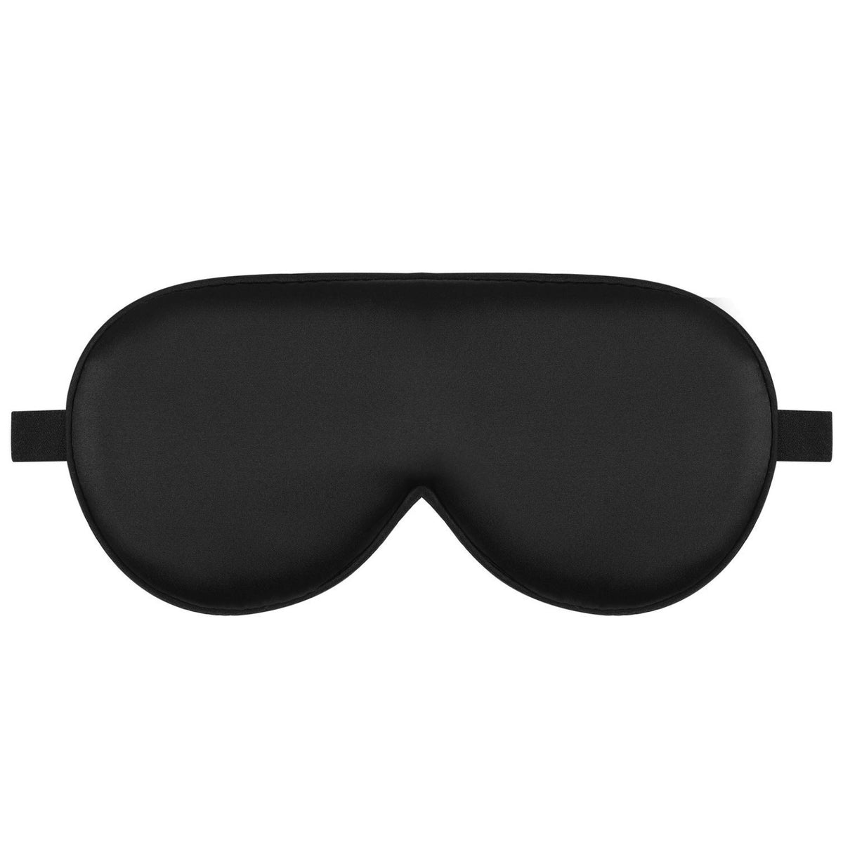 VoroHal Sleep Mask — soft contoured black sleep mask with elastic strap